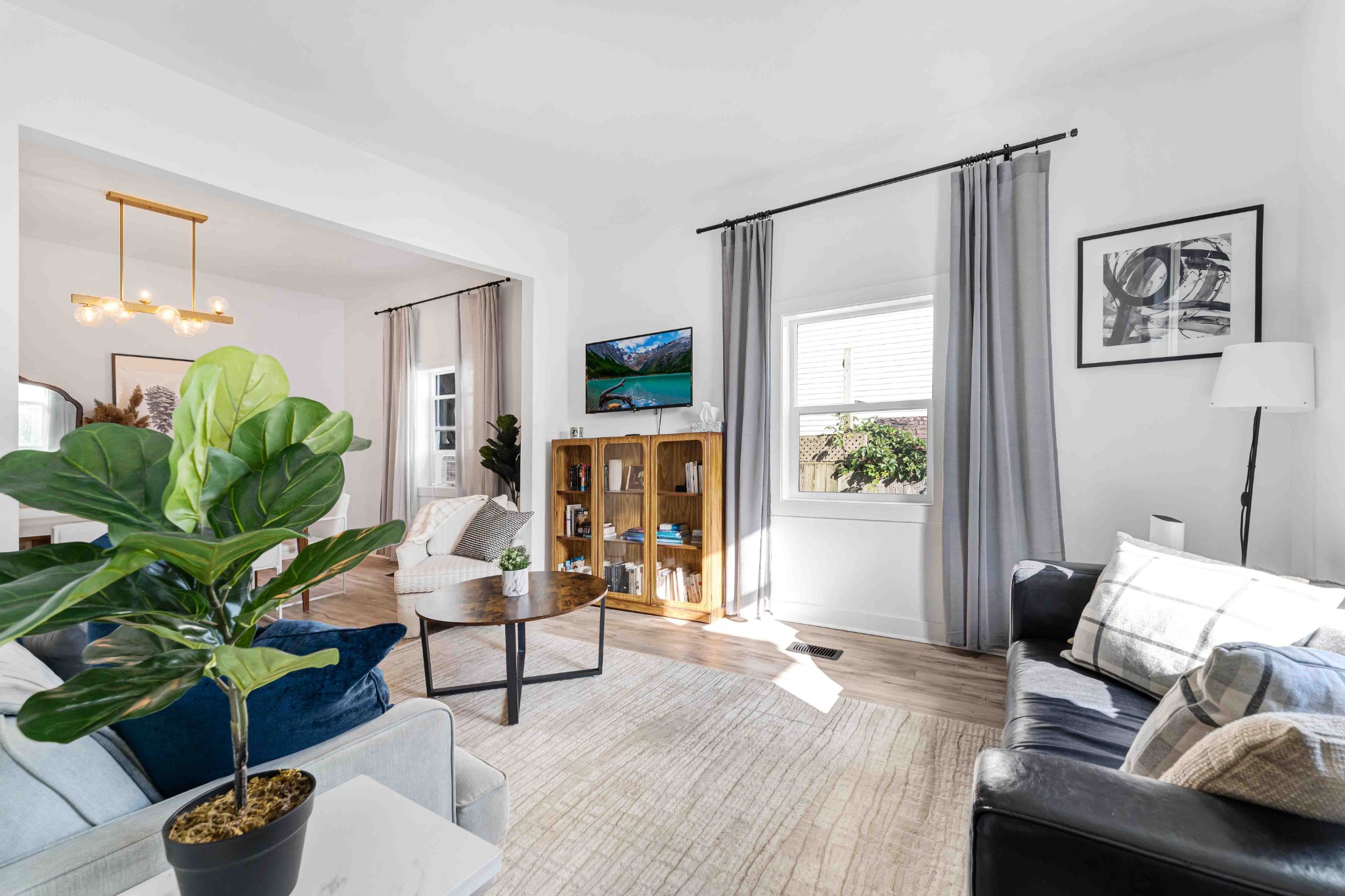 Renovated living area